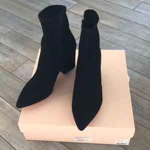 isla pointy toe bootie loeffler randall